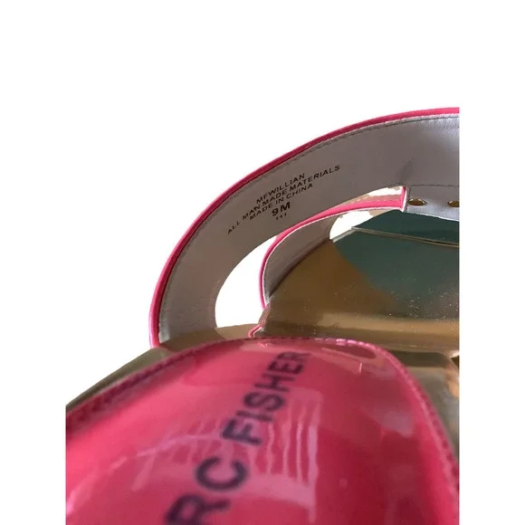 Stylish Pink Wedge Sandals - Picture 7 of 11